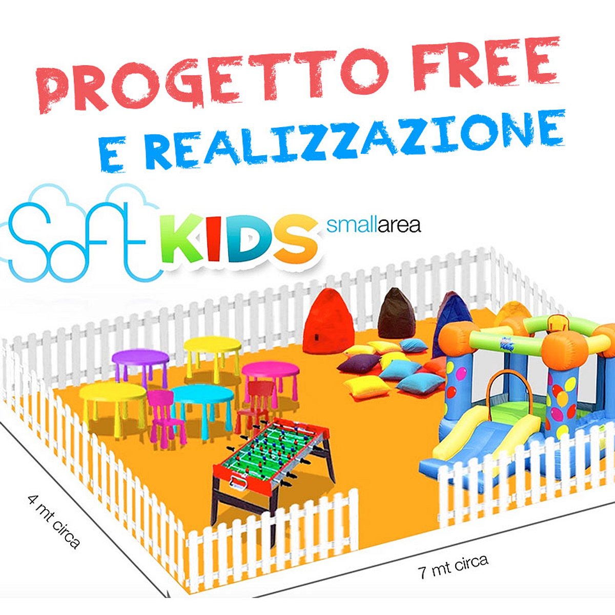 Area kids gioco per eventi