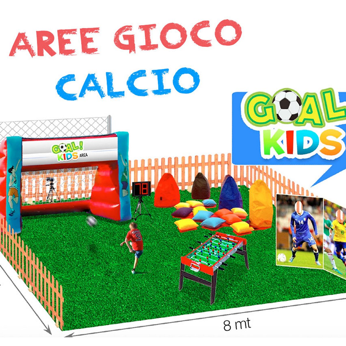 Goal kids area bimbi