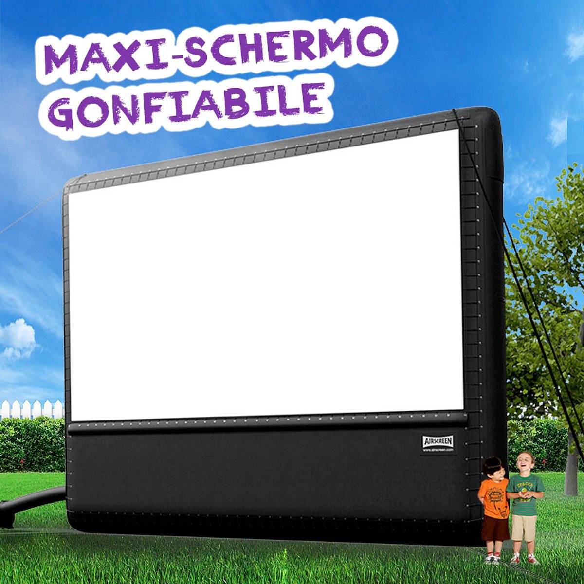 Maxischermo gonfiabile noleggio brescia