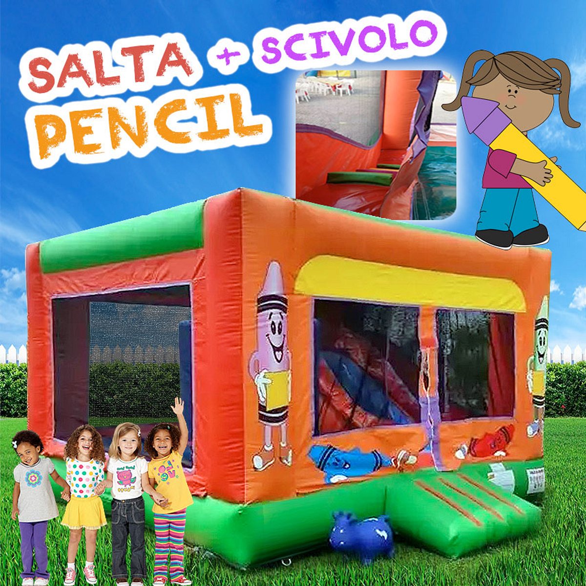 Matite combo SALTARELLO GONFIABILE