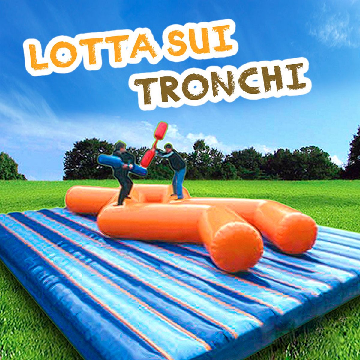 Lotta tronchi gonfiabile