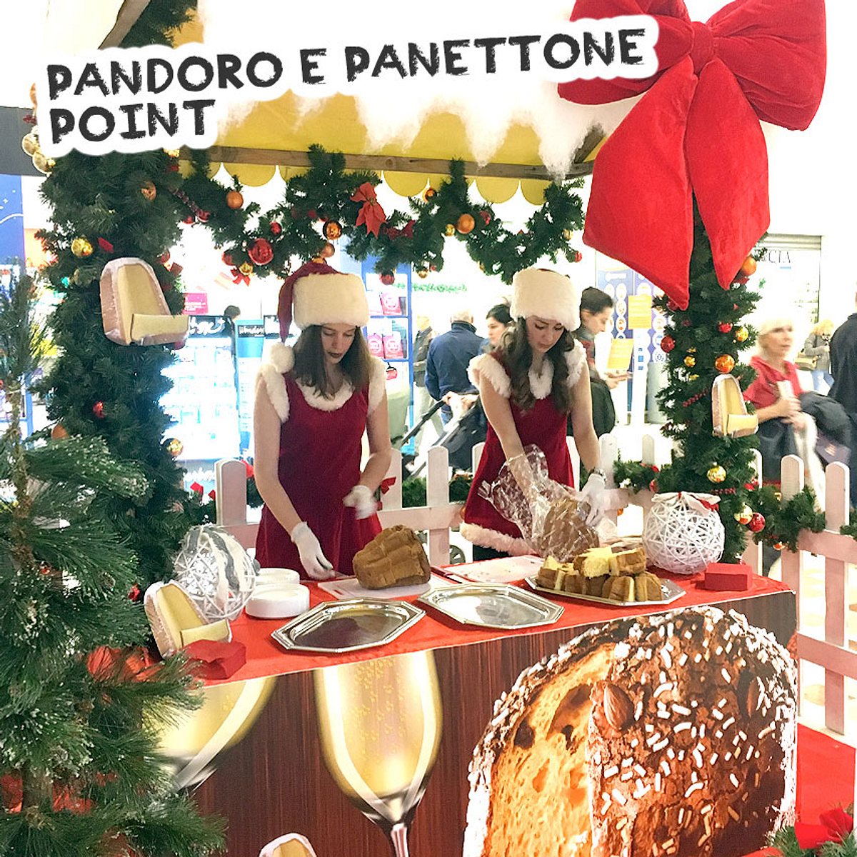 Degustazione gratuita pandoro centro commerciale