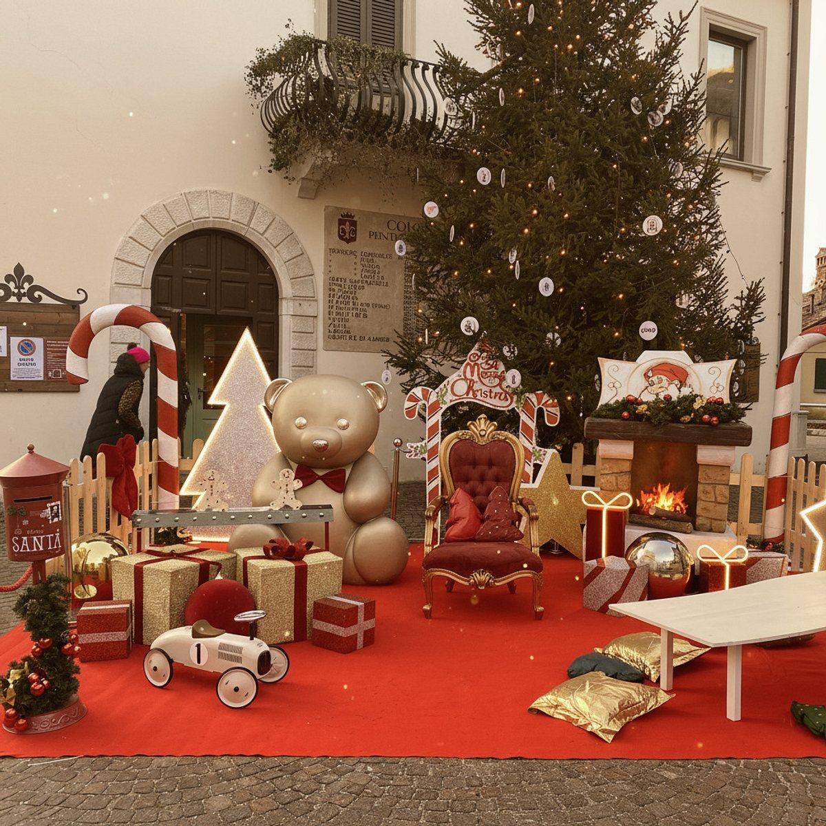 Salotto babbo natale villaggio
