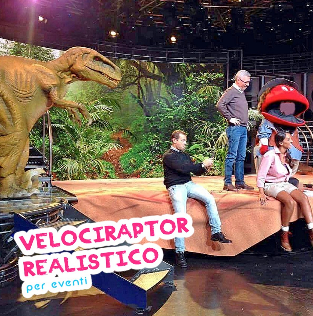 COSTUME REALISTICO VELOCIRAPTOR